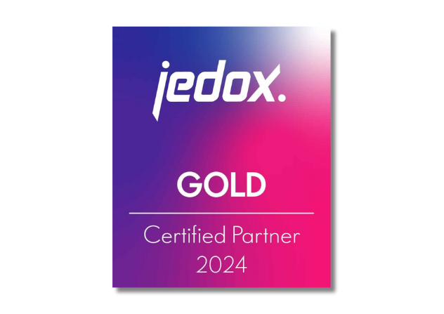 Bild des Jedox Siegel für zertifizierte Platinum Partner