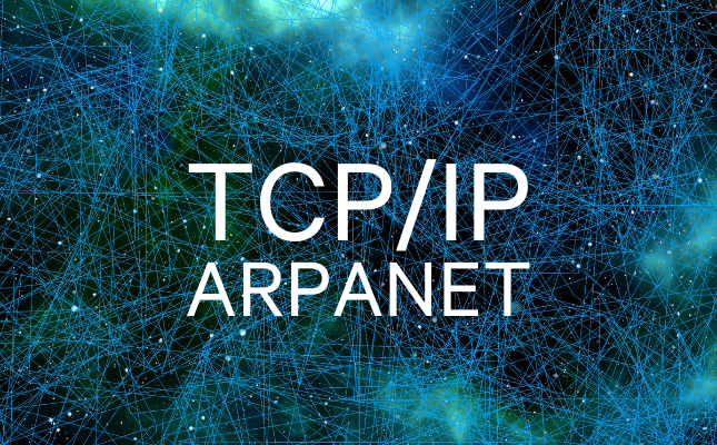 Bild mit Text TCP/IP Arpanet