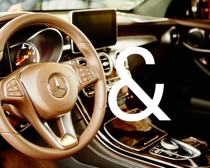 Foto eines Merzedes Stern