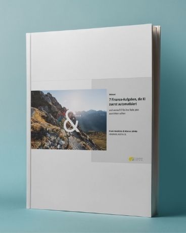Übersicht der sieben Finance-Aufgaben mit Einordnung ihres Automatisierungsgrads
